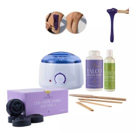 ApiGreen Kit De Depilación Cera Española Apigreen 1 Kg Profesional