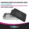 The Crafty Engineer Personalized Baking Dish Laser Engraved- 9x13 Durable