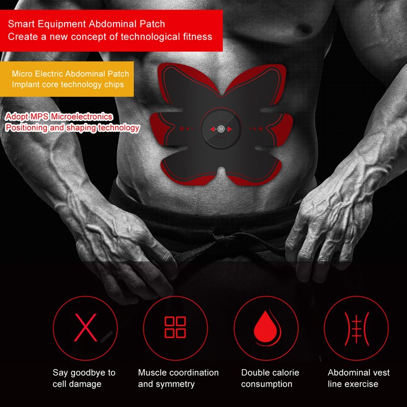 ABS Stimulator Trainer Muscle Toner Abdominal Muscle Toning Training Stimulating