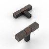 Amerdeco 10 Pack Oil Rubbed Bronze Cabinet Knobs Single Hole