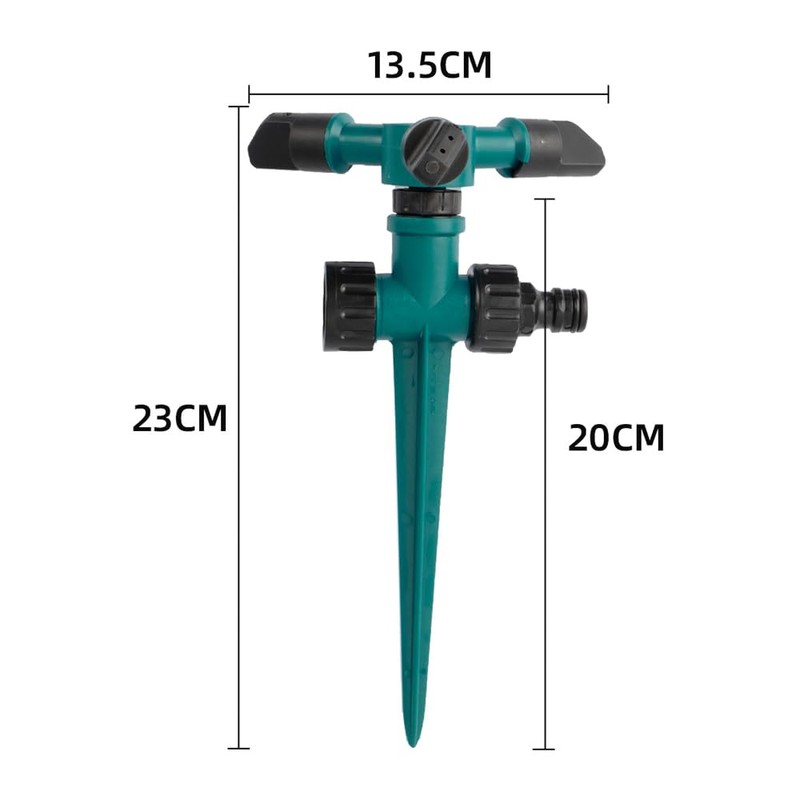 Hsthe Sea 360 Degree Automatic Rotating Sprinkler Pack Garden Watering