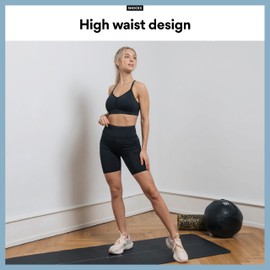 Snocks Women's Short Leggings Sport Black XS-XL (as8, Alpha, x_s, Regular, Regular, 1x Black, Regular)