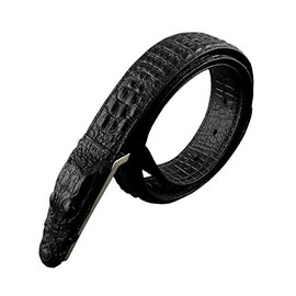 Alligator Crocodile Head Style Biker Cool Belt Waistband Fashion belts unique (black)