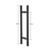 TOGU TG-6012 36 inches Solid Standoffs Heavy-Duty Commercial Grade-304 Stainless