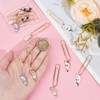 OLYCRAFT 12Pcs Cat Paperclips 3 Inch Alloy Pendant Paper Clip