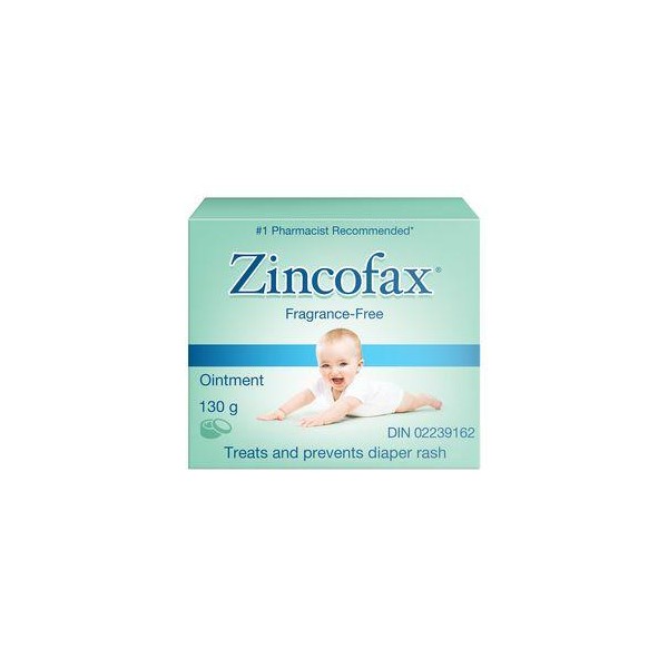 Zincofax DIAPER RASH CREAM, Fragrance Free -15% / 130G