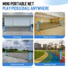 Mini Pickleball Net for Beginners, 10FT / 12.5 FT Half