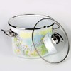 Enamel Stock Pot Daisy Fields Enamel Cooking Pot Enameled Pot