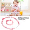 Teething Necklace Bracelet Silicone Flower Shape Design Elegant Exquisite Infant
