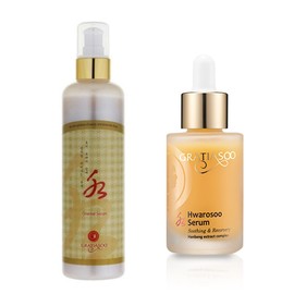 Gratiassu Hwasu Serum 300ml + Mask Pack Hwasu Serum 300ml sample / 그라티아수 화로수 세럼 300ml+마스크팩 화로수세럼 300ml  샘플