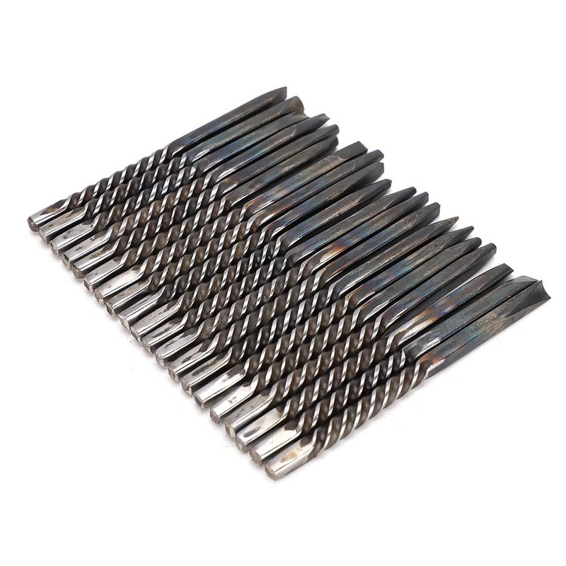 Salmue 20Pcs/Set Professional Metal Chisel for Jewelry, Jewelry Anvil Chisel