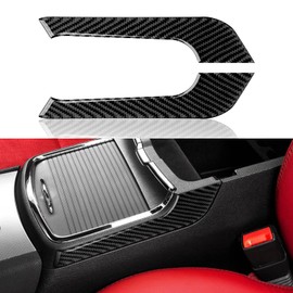 BRMYL for 2011-2023 Dodge Charger Accessories / 2015-2023 Chrysler 300 Accessories Car Armrest Box Decals Carbon Fiber Stickers