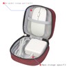 Ruyosn Cable Organiser Bag Waterproof Small Cable Bag Mouse Pocket