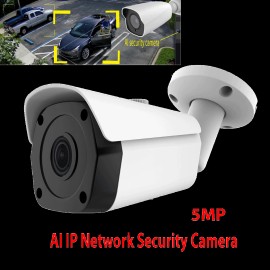 Amview 5MP SONY starlight  AI IP H.265+ Compression Bin  PoE Network Security Camera