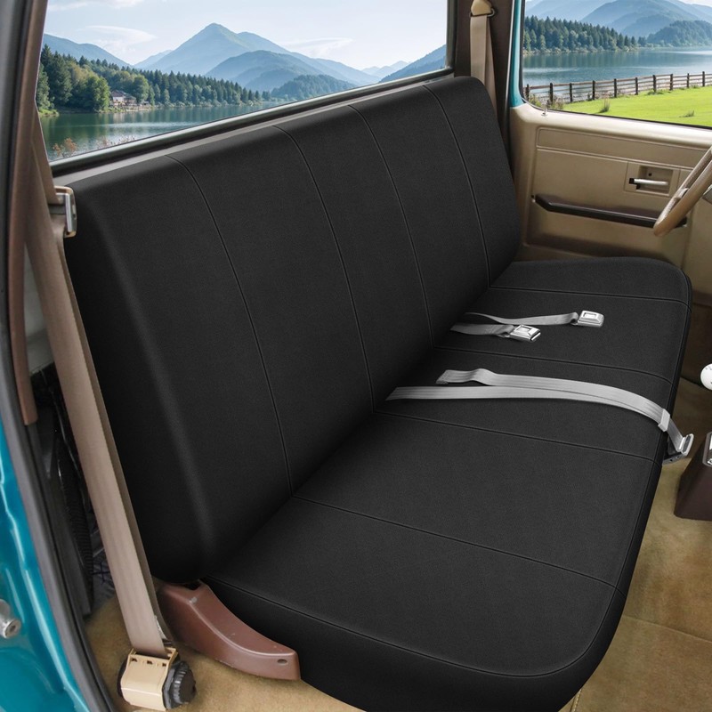 Kistrba Truck Seat Cover Compatible with 1973-1999 Chevy Full-Size Trucks,