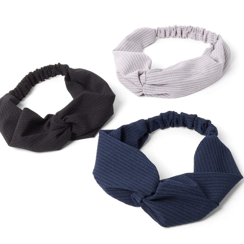 M.H.A.style 21568 Women's Cross Design Hair Band, B. Black
