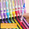 SKYGLORY 96 Colours Dual Brush Tip Acrylic Marker Set, Art
