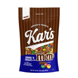 Kar's Nuts Caramel 'N Chocolate with M&M'S Candies - 20oz Pouch (Pack of 6)