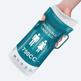 Portable handle urine bag 1 bag (6 pieces) Feces Vomiting Emergency Nursing home Elderly Emergency vehicle disposable