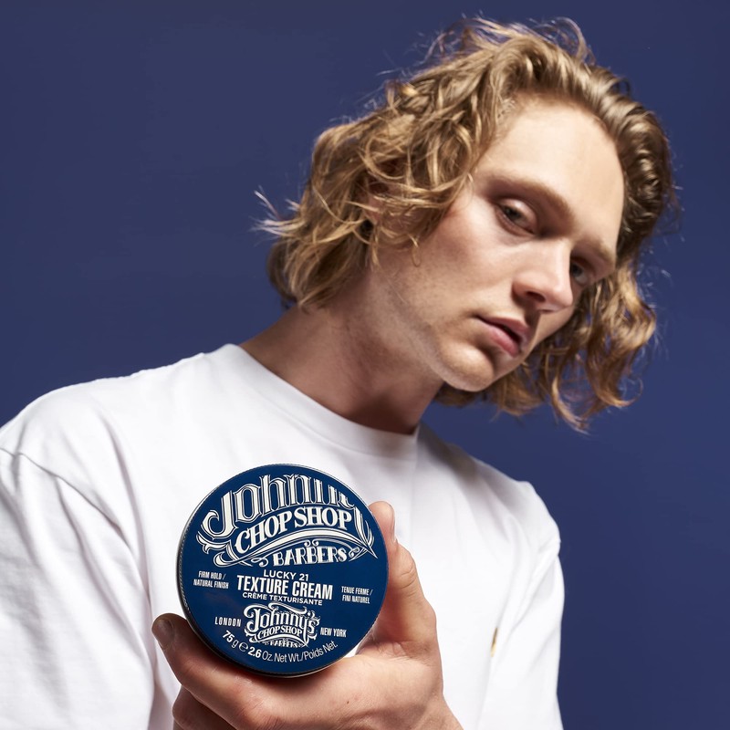 Johnny's Chop Shop Men's Hair Texturising Cream Firm Hold, Lightweight,