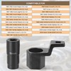 weyleity 19mm Harmonic Balancer Socket & 50mm Crankshaft Pulley Wrench
