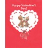 Suzy's Valentines Card Collection Stationery, Rowf and Lovey Happy Valentine's