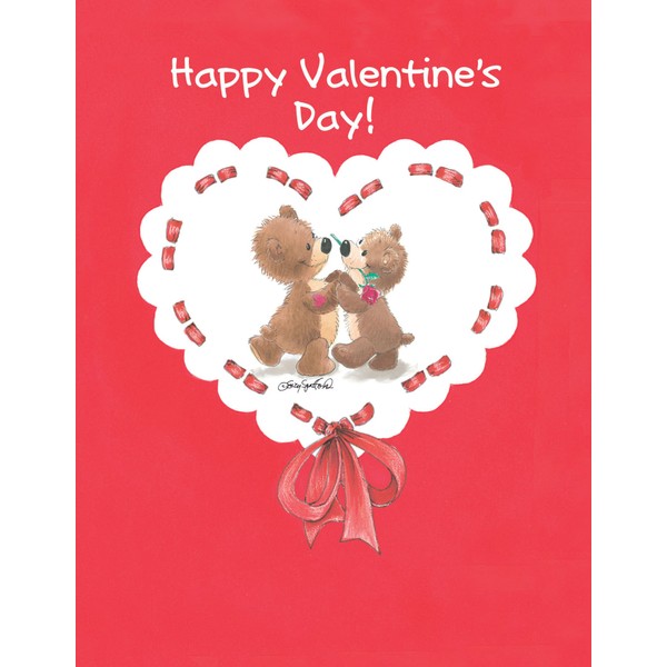 Suzy's Valentines Card Collection Stationery, Rowf and Lovey Happy Valentine's