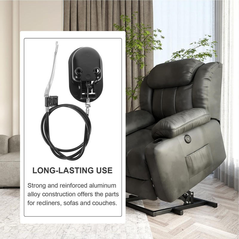 SEWACC Recliner Pull Handle, Universal Metal Recliner Pull Handle Replacement