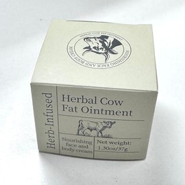 QOOQ 100% Grass Fed Beef Tallow for Skin with Raw Honey & Beach Rose Oil - Whipped Organic Moisturizer for Sensitive & Eczema Skin - Natural Face/Body Lotion, Orange, 1.3 oz