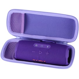 Lebakort Hard Case Compatible with JBL Flip 7 6 5 4 Waterproof Portable Speaker (Purple Case)