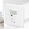 ORNO OR-CR-206 Flush-Mounted Indoor Motion Sensor with Light Switch and