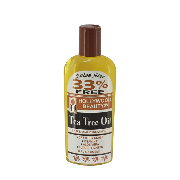 Hollywood Beauty Tea Tree Oil Skin & Scalp Treatment, 8 oz (Pack of 3)