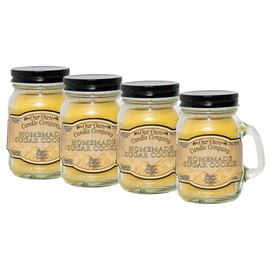 Homemade Sugar Cookie Mini Mason Jar Candle, Our Own Candle Co, 4 Pack