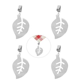 NT-ling 4 Pieces Table Cloth Clips, Stainless Steel Tablecloth Clips, Table Cover Clamps Holder for Party, Picnic, Garden, Home, Indoor, Outdoor Camping