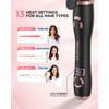 Rotating Curling Iron 1 Inch, Ceramic Automatic Curling Wand for