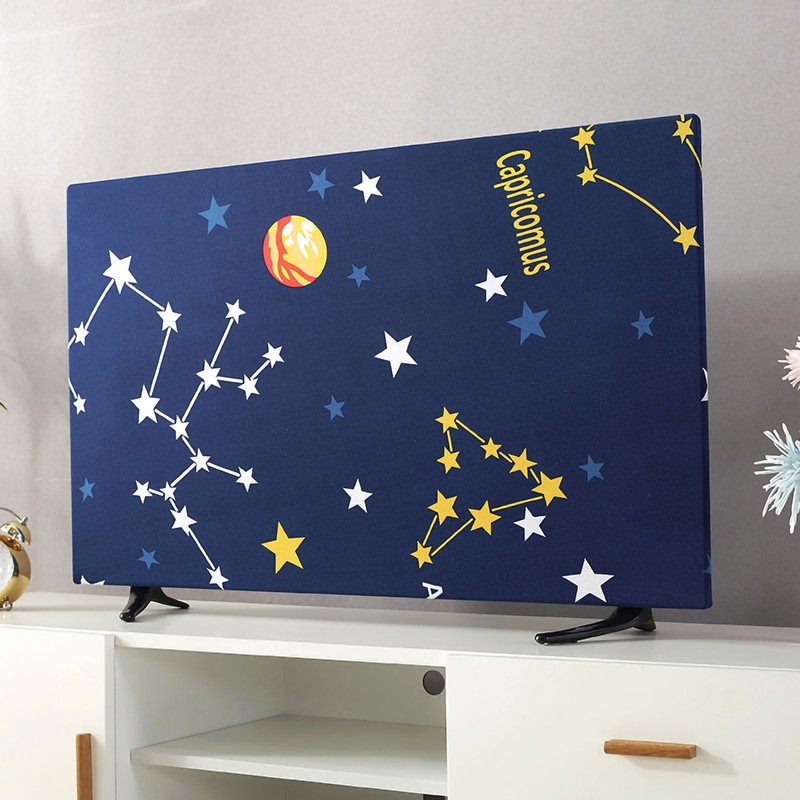 TV Cover Weatherproof Dustproof Universal Elastic Hanging Television Protector for