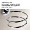 304 Stainless Steel Hair Dryer Rack Keep Tidy Wall Mount