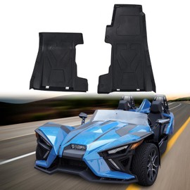 A & UTV PRO Floor Mats for Polaris Slingshot LE R S SL SLR 2020 2021 2022 2023 2024, All Weather TPE Material Protection Floor Liner Slush Mats Accessories, Replace OEM # 2889323, 2PCS