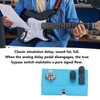 Mini Delay Pedal Aluminum Alloy Portable Thick Full Sound Guitar