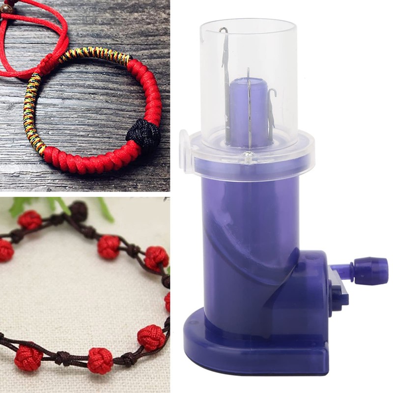 Household Knitting Machine Hand Spool Knitter DIY Craft Bracelet Weave