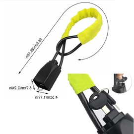 Steering Wheel Lock, Anti-Theft, Steering Lock for Cars, Universal Vehicles, Easy Installation, Car Security, Includes 3 Keys (Red)