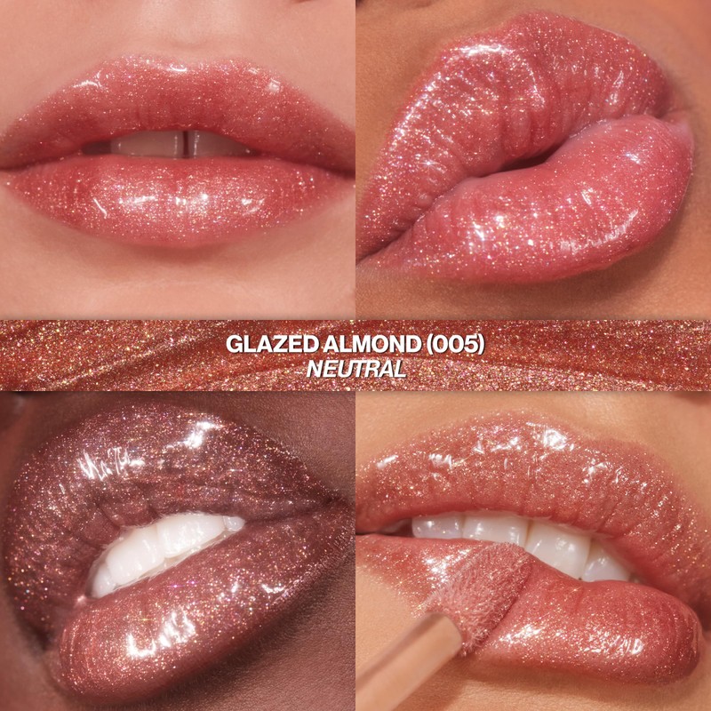 REVLON Super Lustrous Glimmer Gloss Gift Set, 3-Piece, Non-Sticky Lip