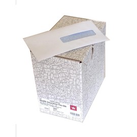 CMS-1500 (HCFA) Self-Seal G-38 (3880) Window Envelopes for Health Insurance Claim Forms, (No. 10-1/2) 4-1/2" x 9-1/2", White with Inside Security Tint - Big Box of 500 ENVELOPES