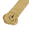 sourcing map Polypropylene Rope Braid Cord 50M/164ft 2mm Dia Brown