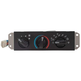 Brock Aftermarket Replacement A/C and Heater Blower Motor Control Switch Compatible with 1999-2001 Jeep Wrangler TJ