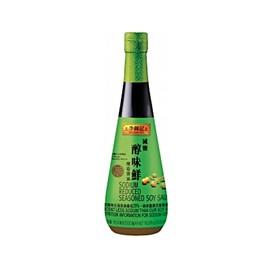 Lee Kum Kee, Seasoned Soy Sauce (Less Sodium), 16.9 oz