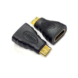 AKORD Gold Plated HDMI Female to Type C Mini HDMI Male Adapter Convertor