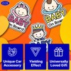 GEEKBEAR Baby on Board Car Sticker - Character Design, Reflective,