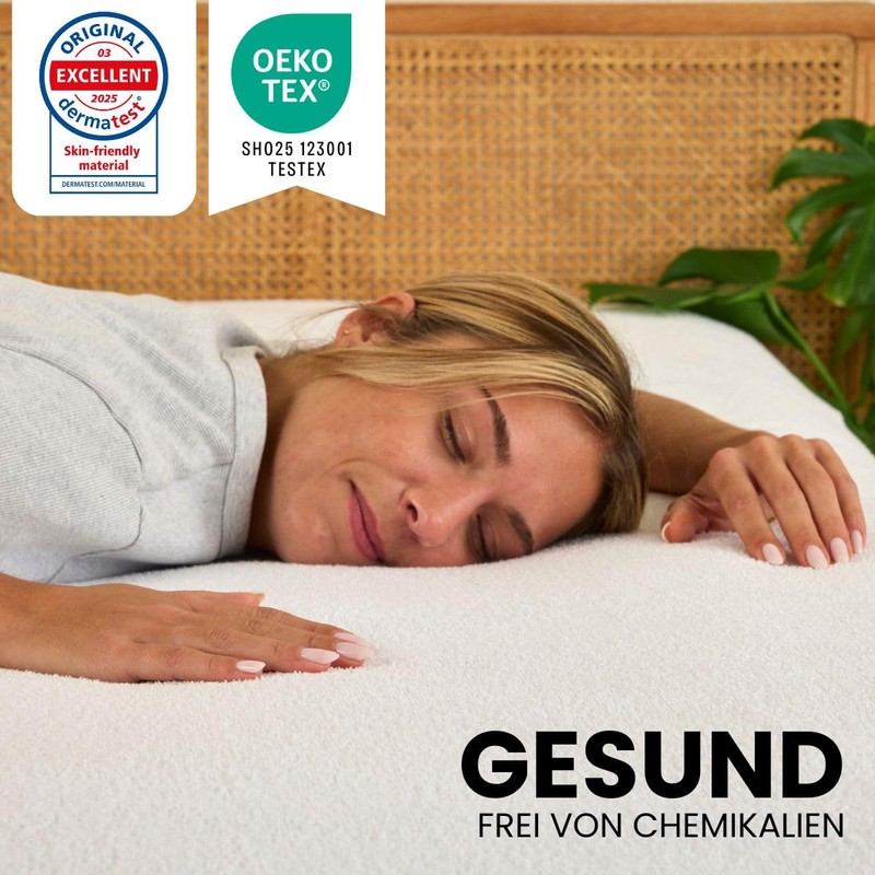 Dreamway Mattress Protector 90 x 200 cm - Waterproof and