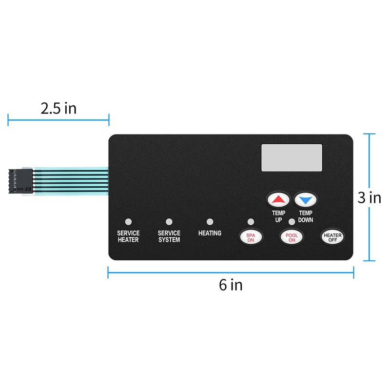 Switch Membrane Pad Replacement, Toolhome Membrane Pad 472610Z Replace for